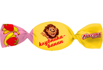 Конфеты Левушка детям со вкусом клубника-банан